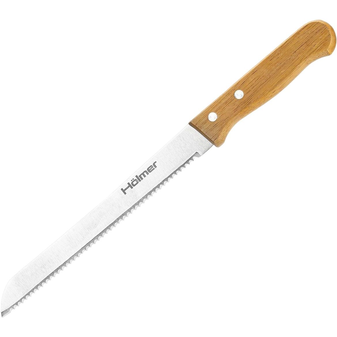 Кухонный нож Holmer KF-711915-BW Natural, для хлеба, 1шт. (KF-711915-BW Natural) - фото 1