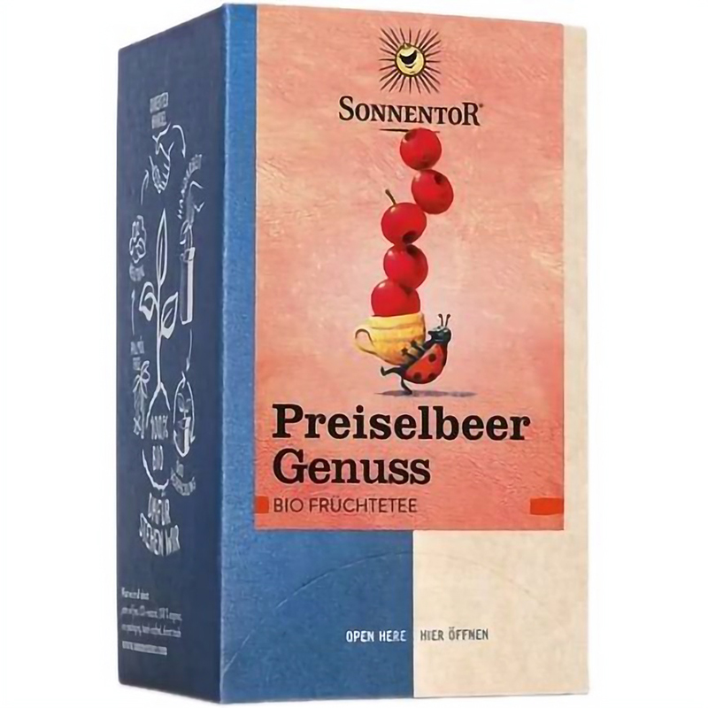 Чай фруктовий Sonnentor Cranberry Pleasure органічний 50.4 г (18 шт. х 2.8 г) - фото 1