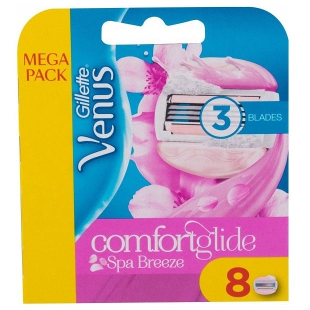 Картриджи для бритья Gillette Venus Comfortglide Spa Breeze, 8 шт. (895883) - фото 1