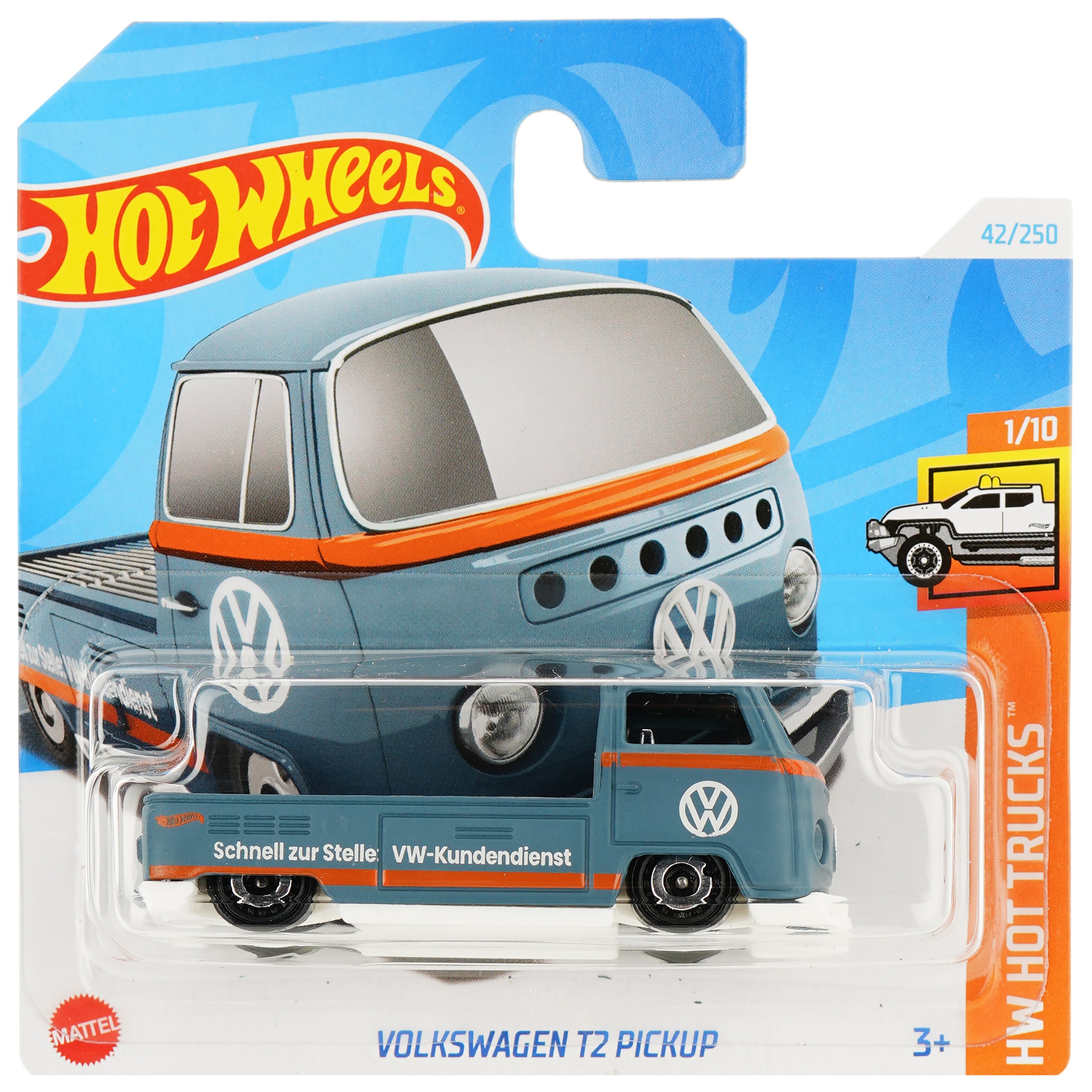 Базовая машинка Hot Wheels HW Hot Trucks Volkswagen T2 Pickup (5785) - фото 1