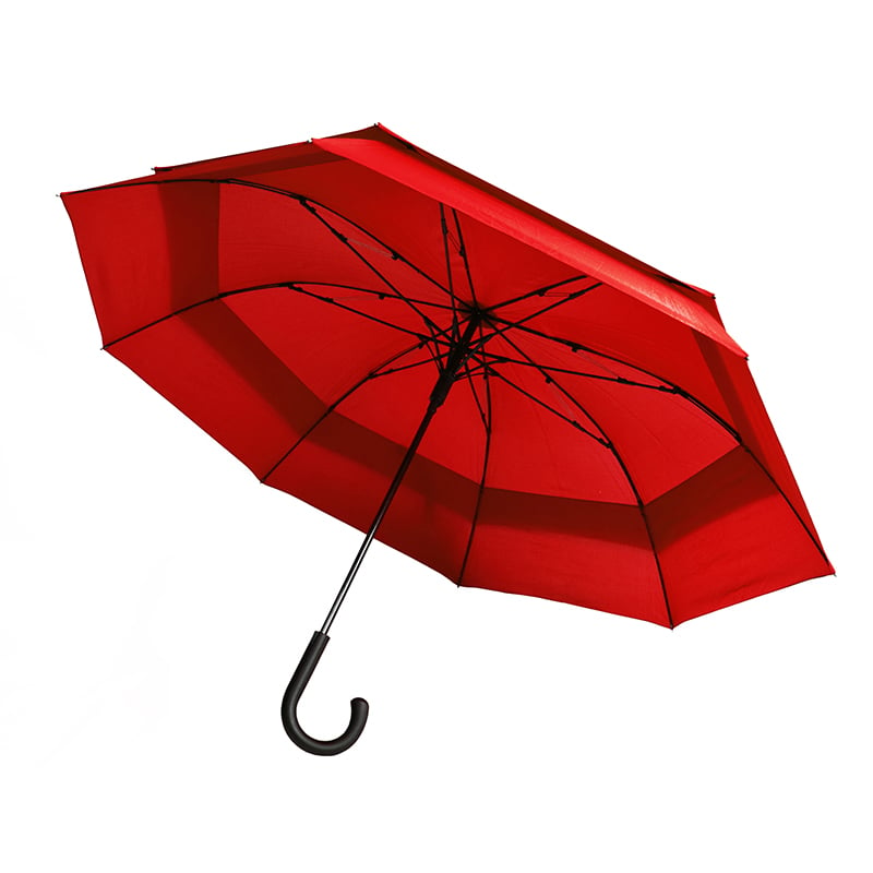 Велика парасолька-тростина Line art Family, червоний (45300-5) - фото 1