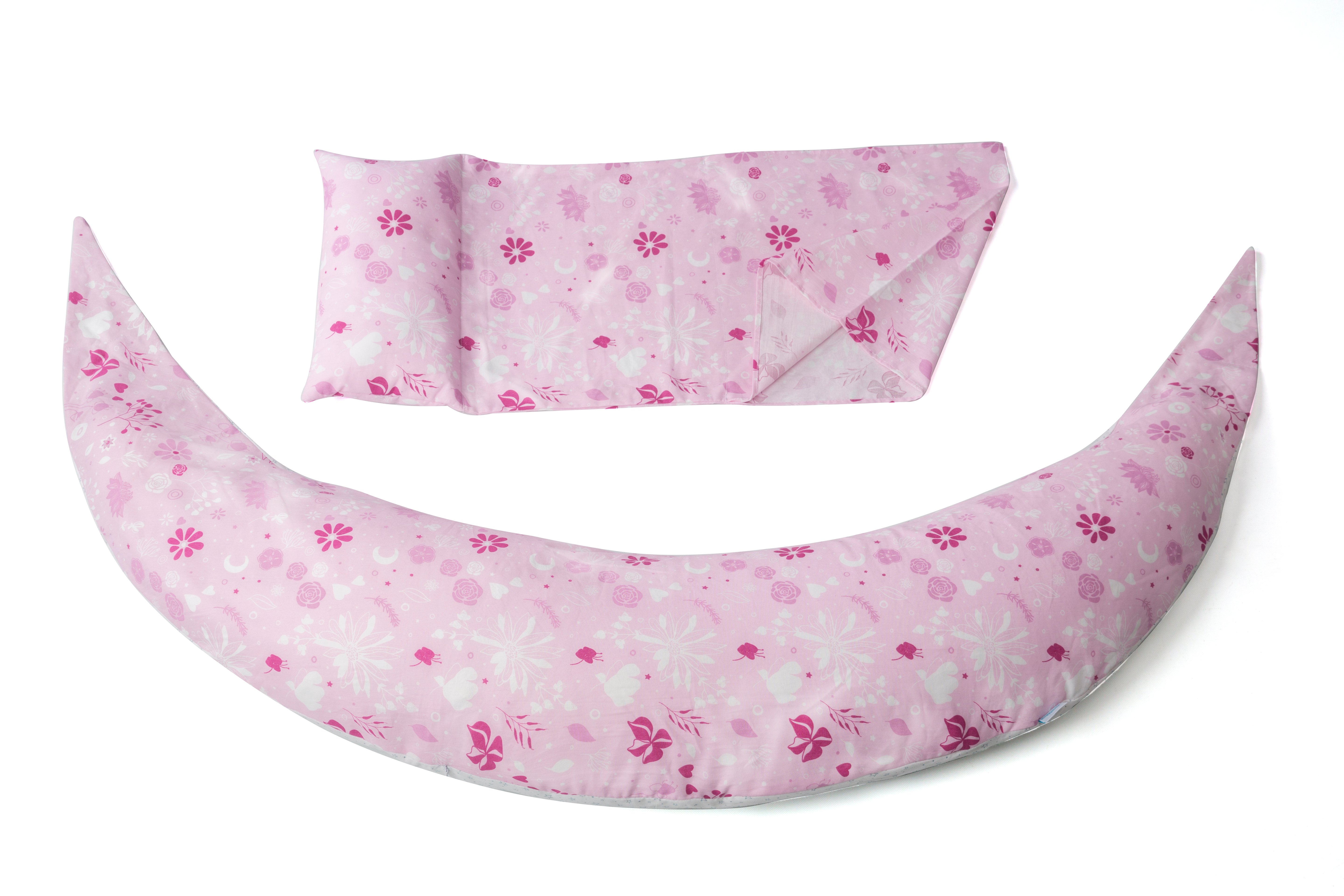 Подушка для вагітних та годування Nuvita 10 в 1 DreamWizard, рожевий (NV7100Pink) - фото 1