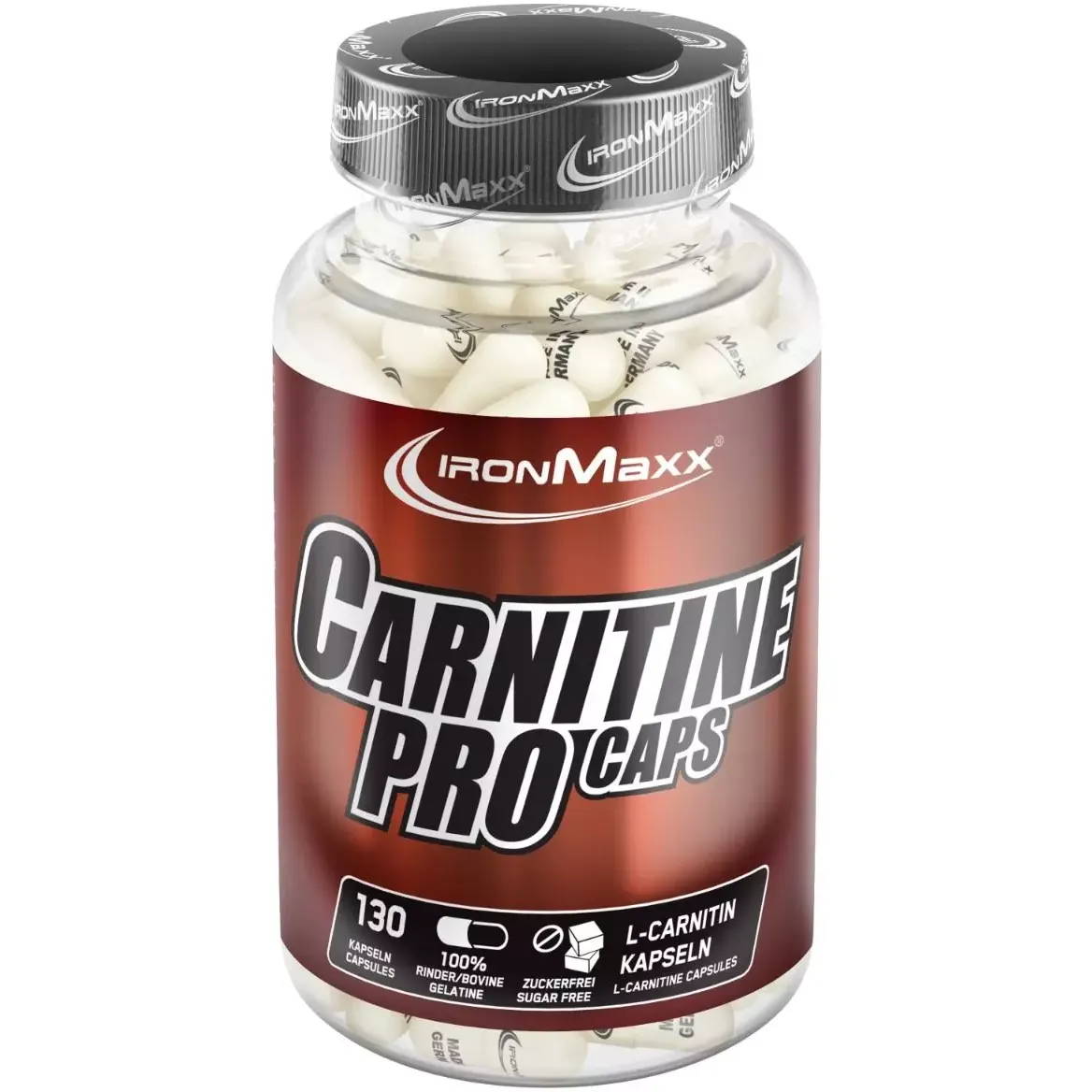 Жироспалювач IronMaxx Carnitine Pro 130 капсул - фото 1