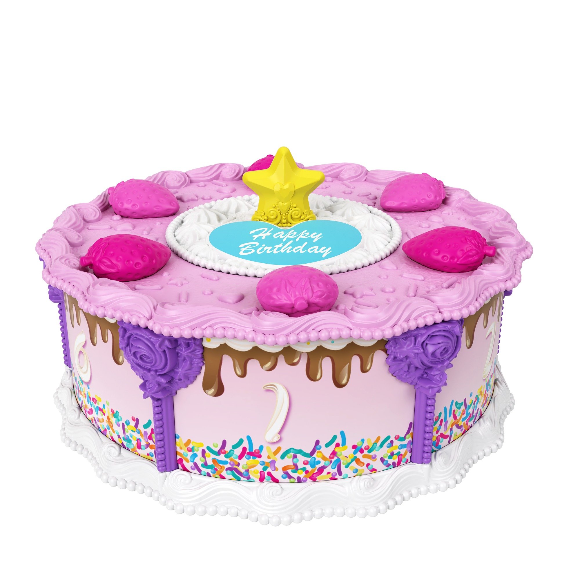 Игровой набор Polly Pocket Праздничный торт (GYW06) - фото 1