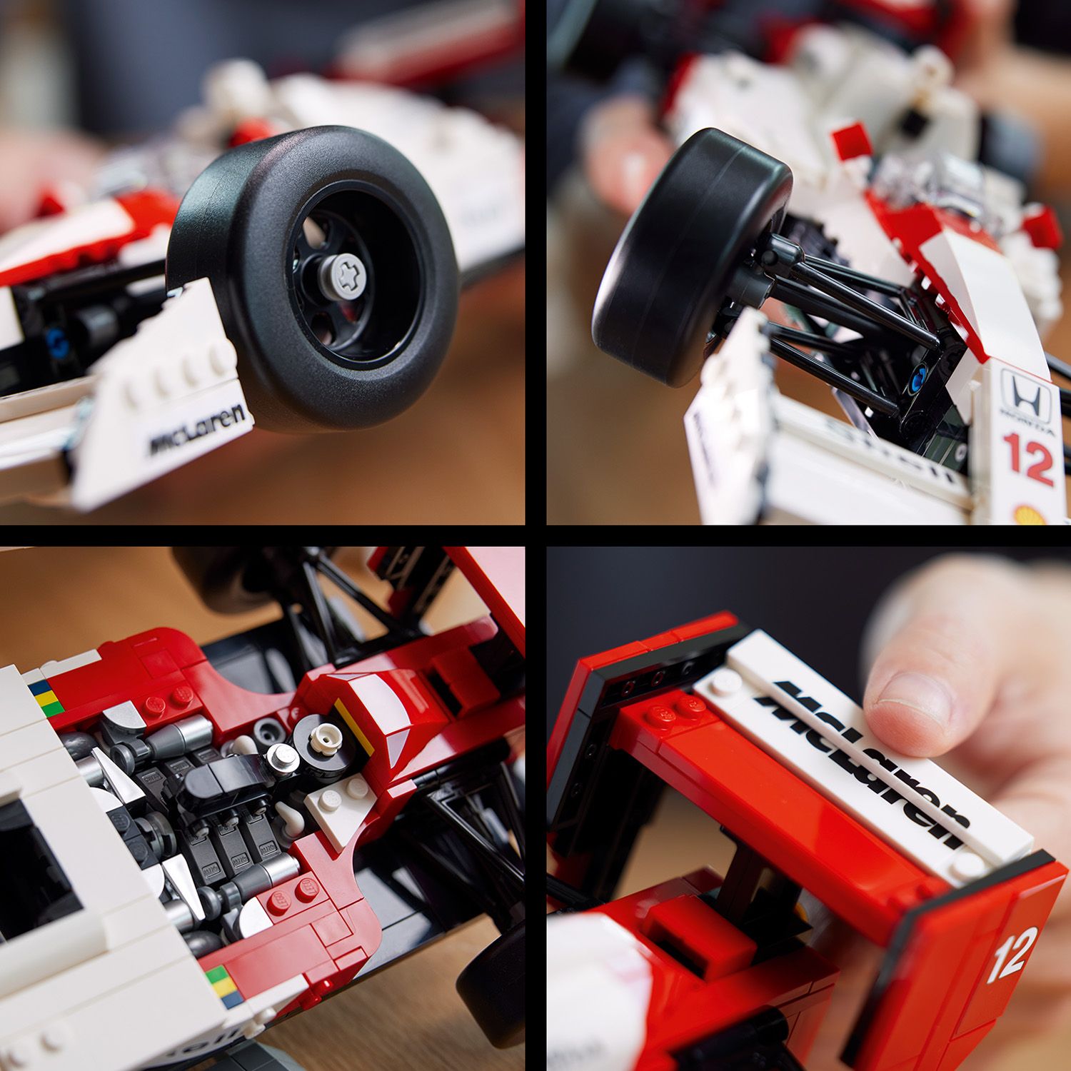 Конструктор LEGO Icons McLaren MP4/4 и Айртон Сенна 693 деталей (10330) - фото 8
