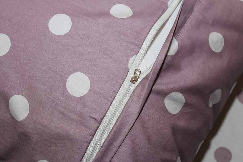 Комплект постільної білизни TAG Tekstil з компаньйоном Сімейний Фіолетовий 000142297 (S345) - фото 6