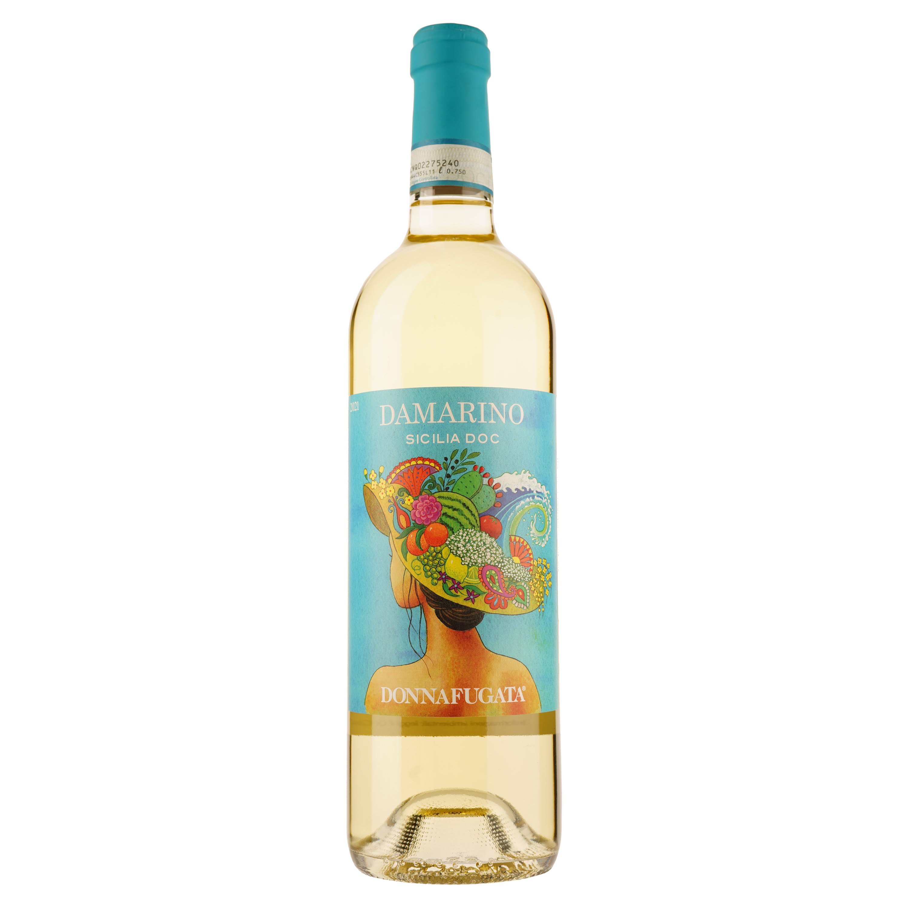 Вино Donnafugata Damarino, белое, сухое, 0,75 л - фото 1
