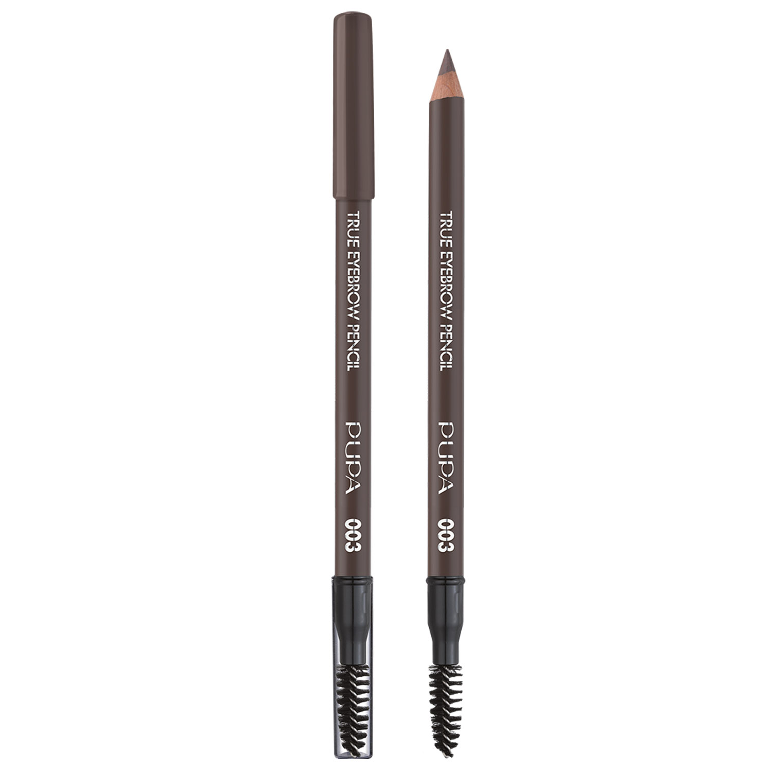 Карандаш для бровей Pupa True Eyebrow Pencil Total Fill Waterproof Dark Brown тон 003, 1.08 г (240208A003) - фото 1