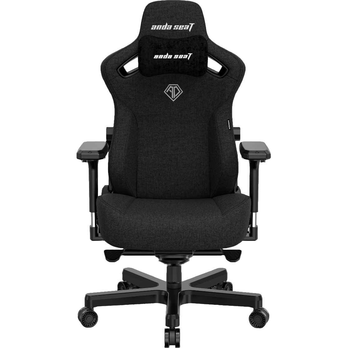Кресло игровое Anda Seat Kaiser 3 Size XL Black Fabric (AD12YDC-XL-01-B-CF) - фото 1