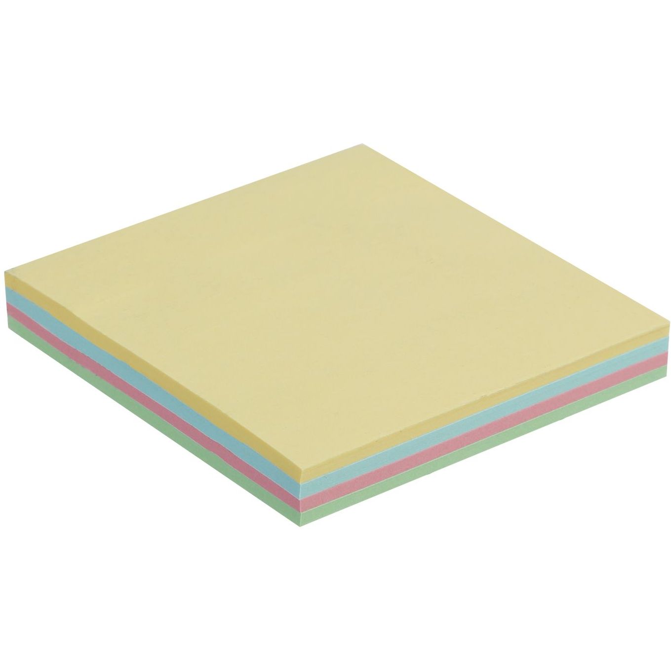Блок бумаги для заметок Buromax Pastel с клейким слоем 76х76 мм 100 листов разноцветный (BM.2312-10) - фото 2