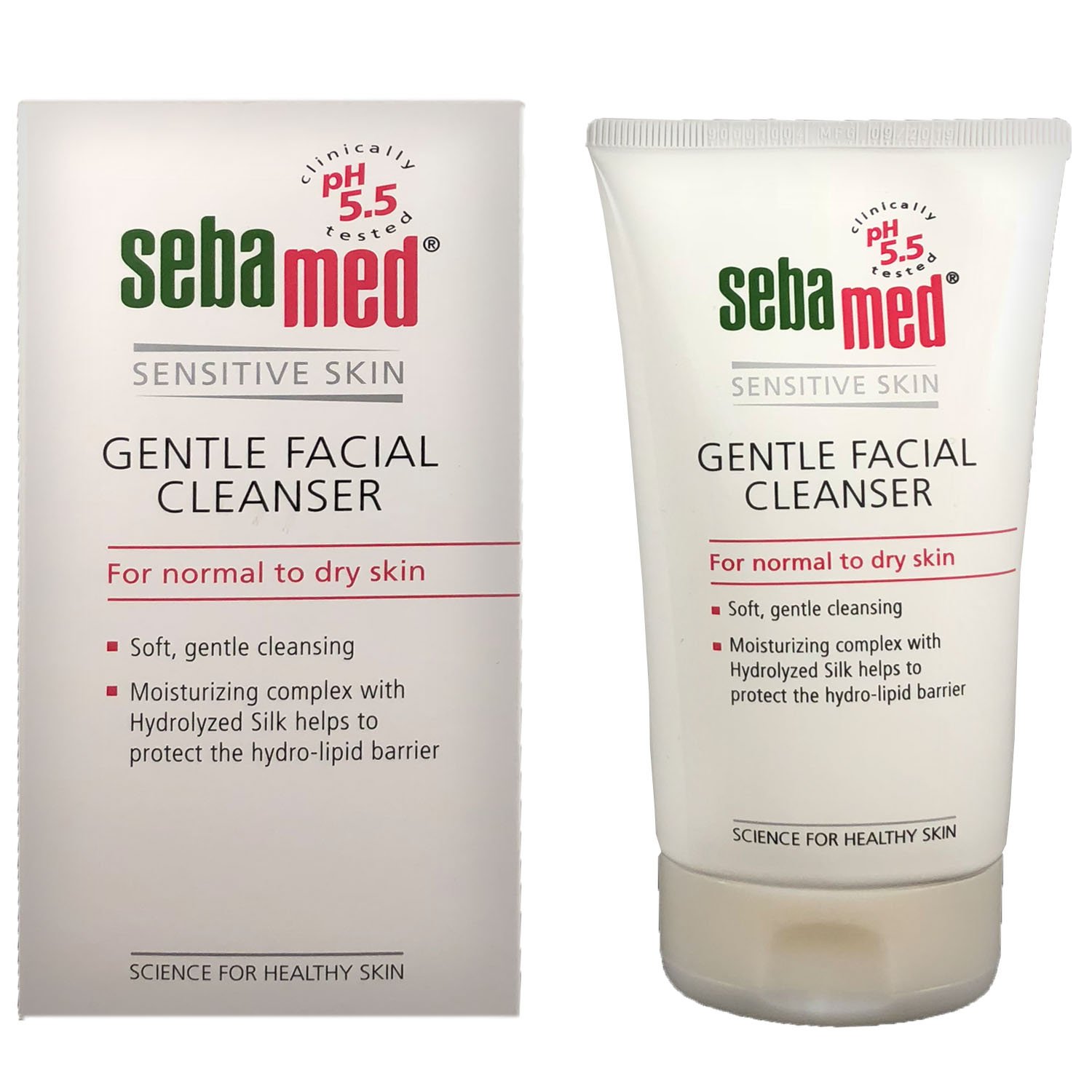 Рідкий засіб Sebamed Sensitive Skin для очищення нормальної та сухої шкіри обличчя, 150 мл - фото 3