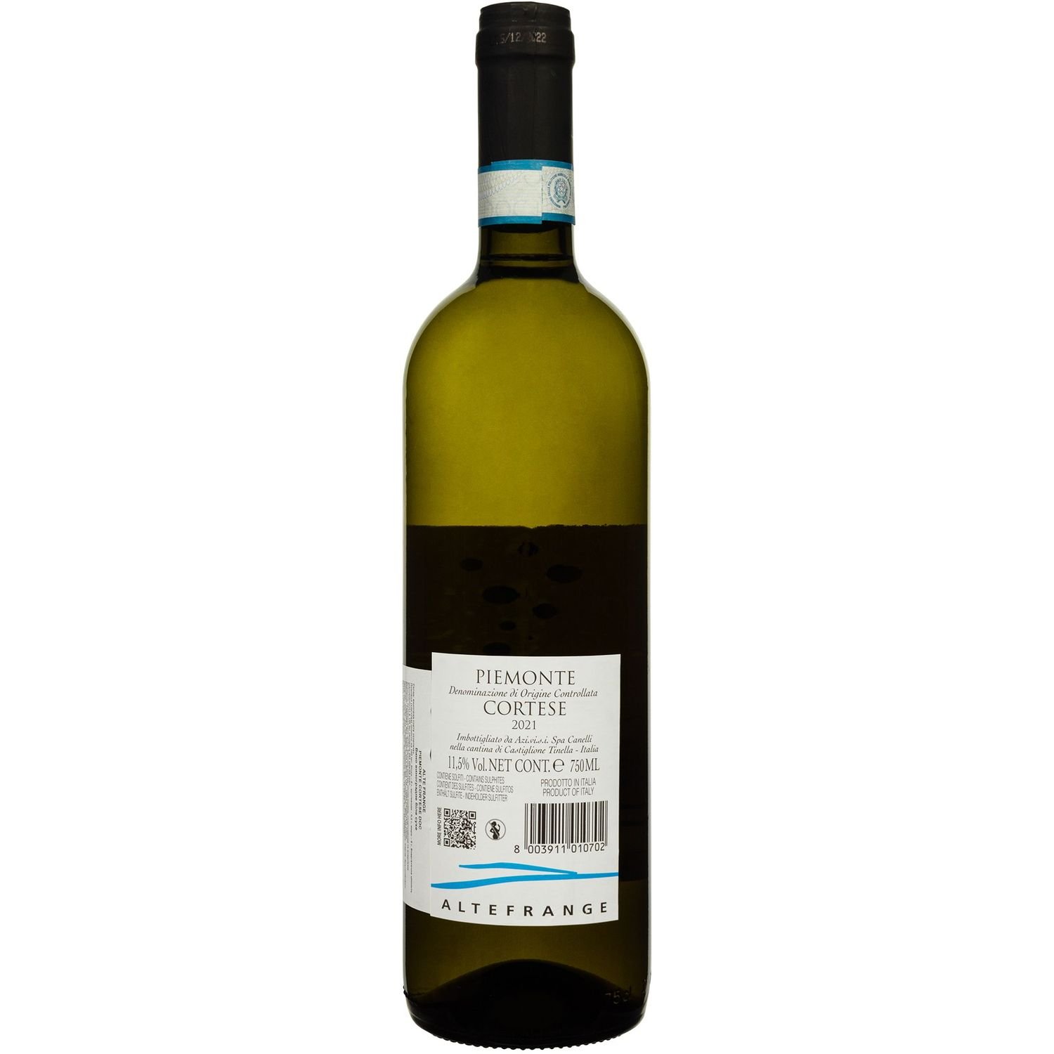 Вино Altefrange Piemonte Cortese DOC, біле, сухе, 0,75 л - фото 2
