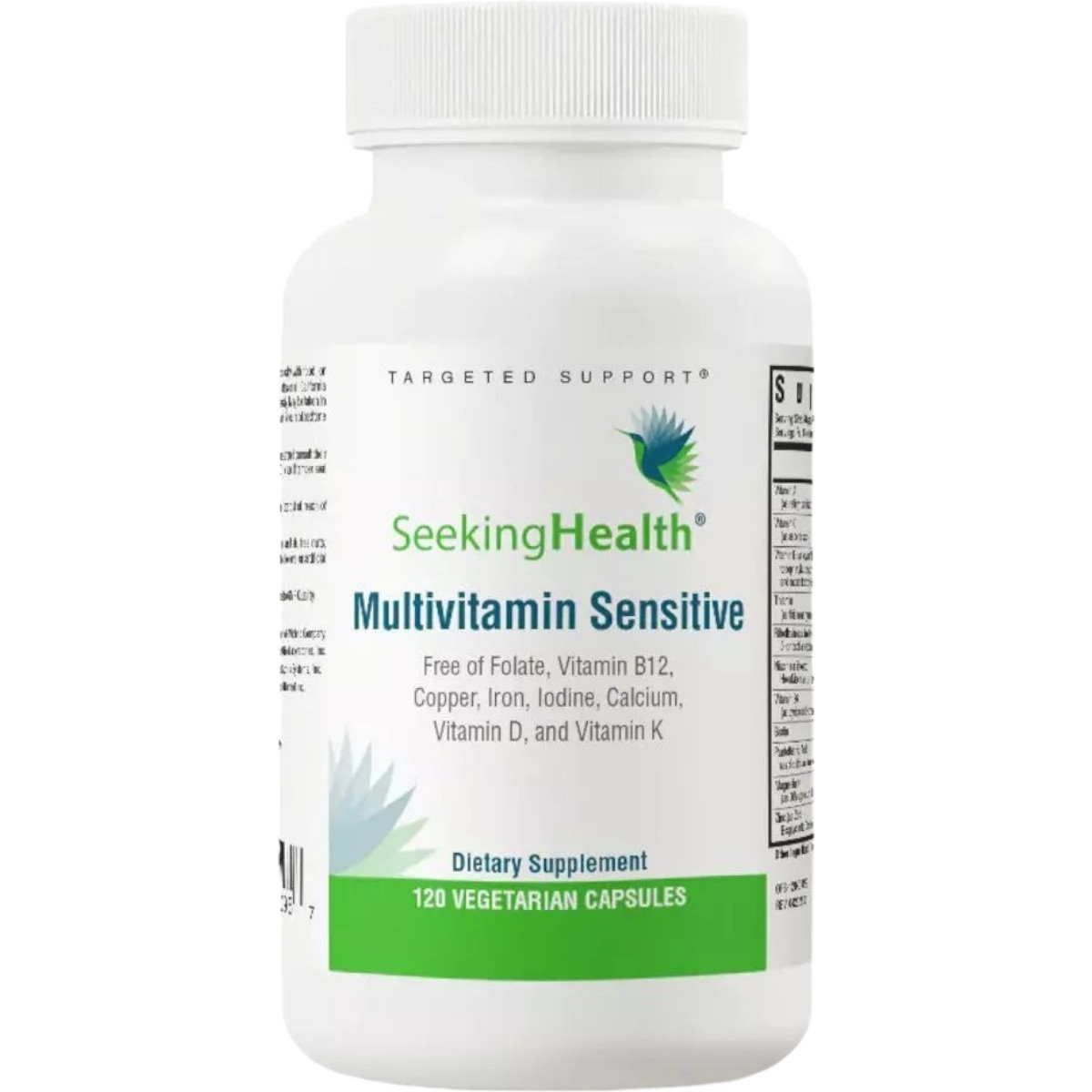 Мультивитаминный комплекс Seeking Health Multivitamin Sensitive 120 вегетарианских капсул - фото 1