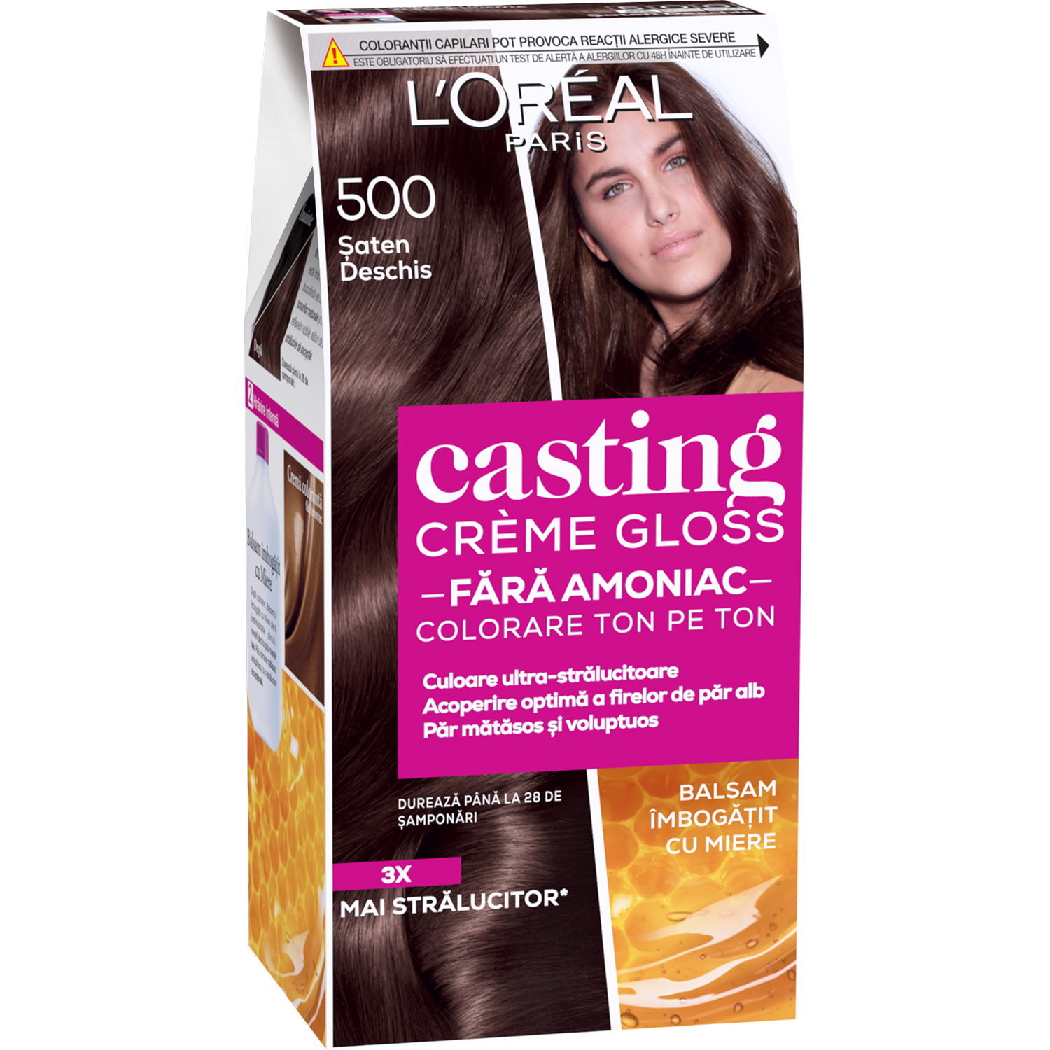 Краска для волос L'Oreal Paris Casting Creme Gloss без аммиака тон 500 - фото 1