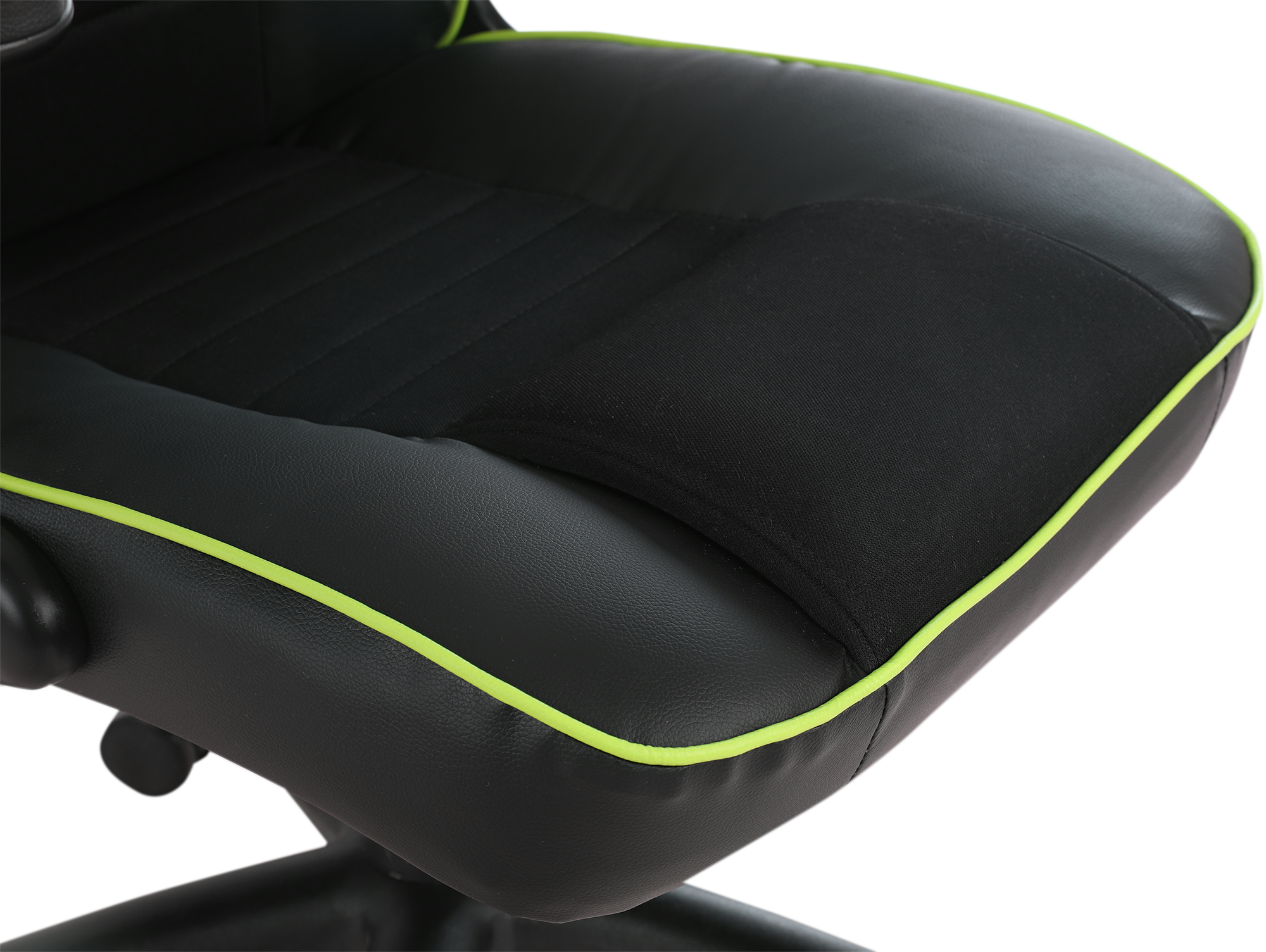 Геймерское кресло GT Racer черное с зеленым (X-2760 Black/Green) - фото 7