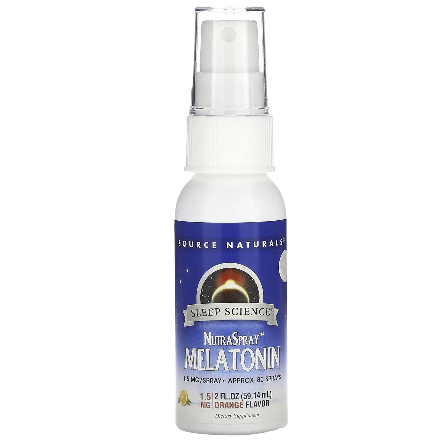 Спрей Мелатонин Source Naturals NutraSpray Melatonin вкус апельсина 59.14 мл - фото 1