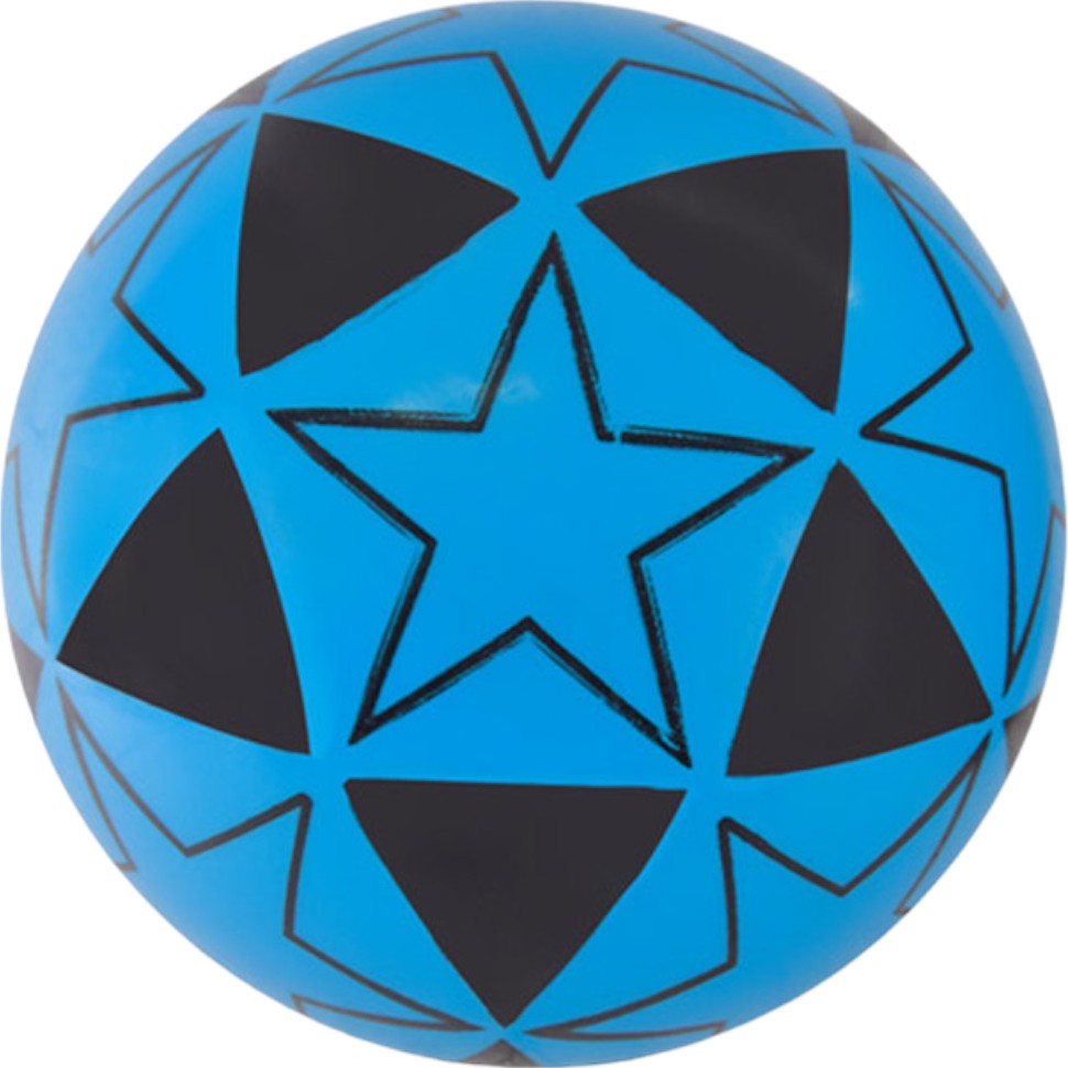 Мячик детский футбольный резиновый Bambi 75 г синий (RB0688(Blue)) - фото 1