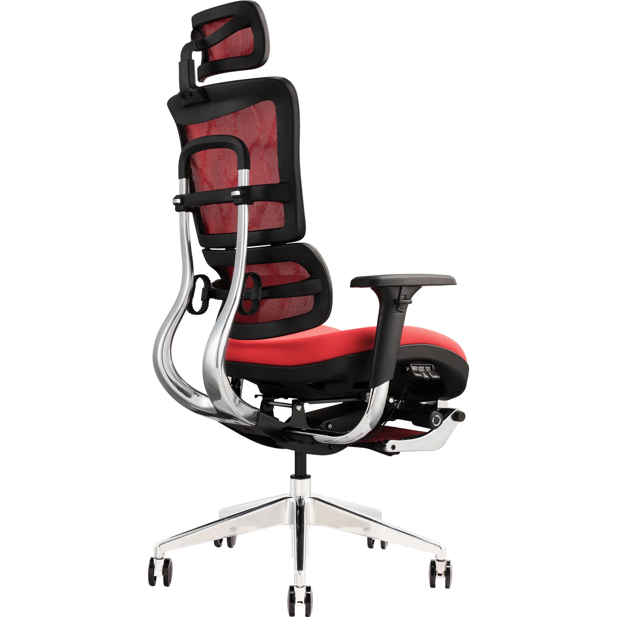 Офисное кресло GT Racer X-802L (W-72 B-42), красное (X-802L Red (W-72 B-42)) - фото 4