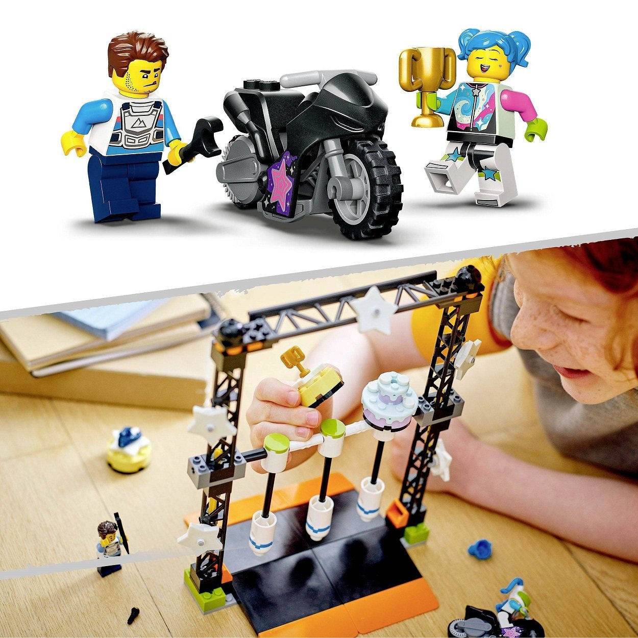 Конструктор LEGO City Випробування трюків з нокдауном, 117 деталей (60341) - фото 5