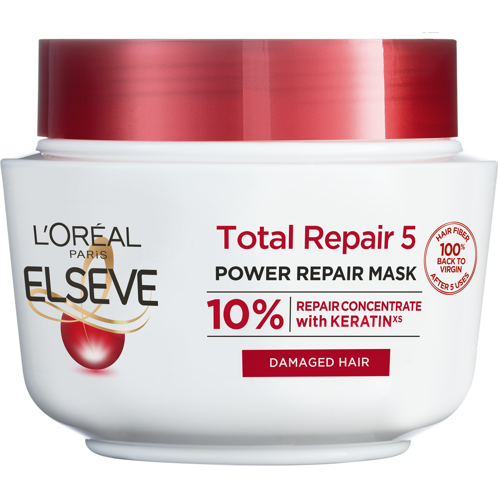 Маска для волос L’Oréal Paris Elseve Полное восстановление 5, для поврежденных волос, 300 мл - фото 1