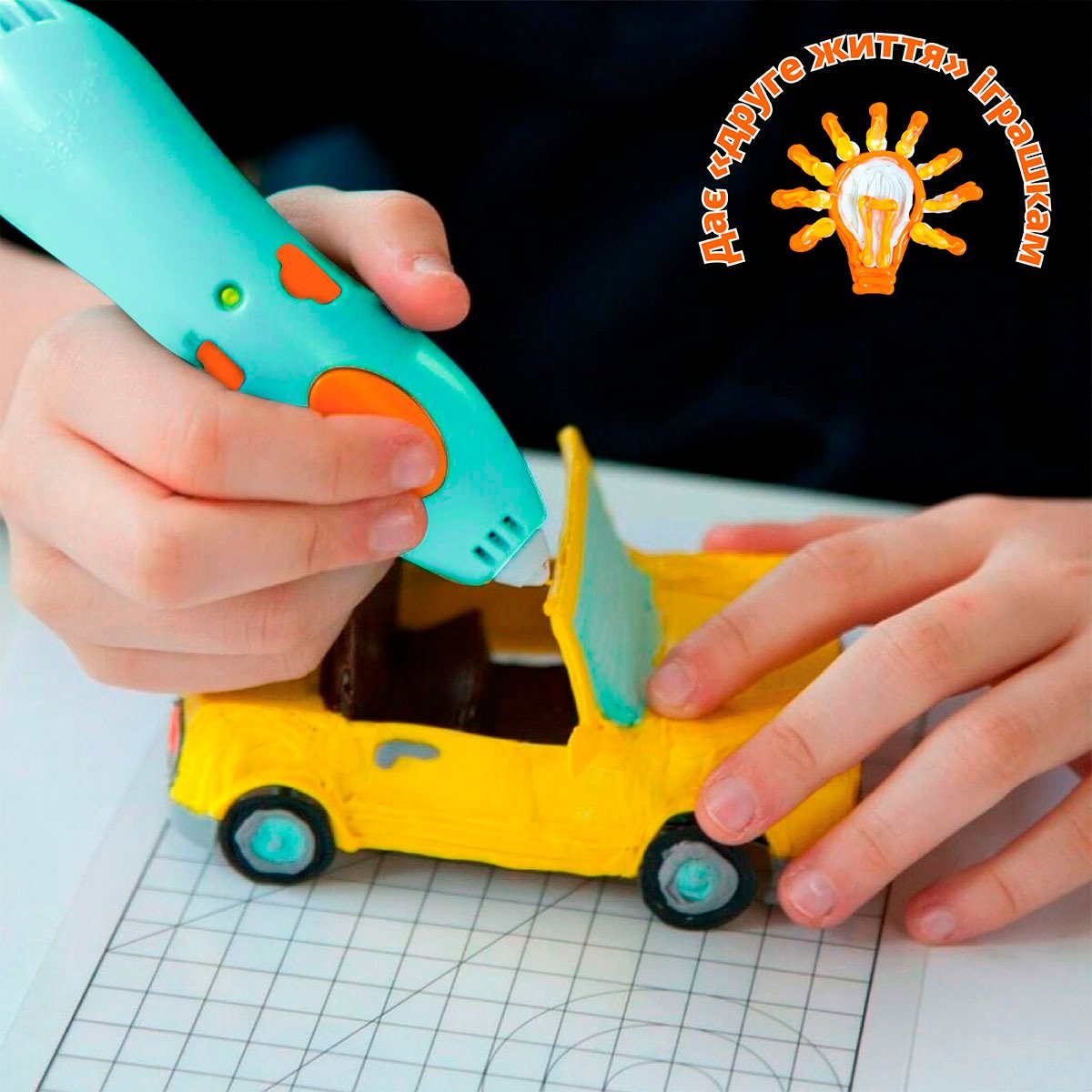 3D-ручка для дитячої творчості 3Doodler Start Plus Креатив Базовий набір, 72 стрижні (SPLUS) - фото 6