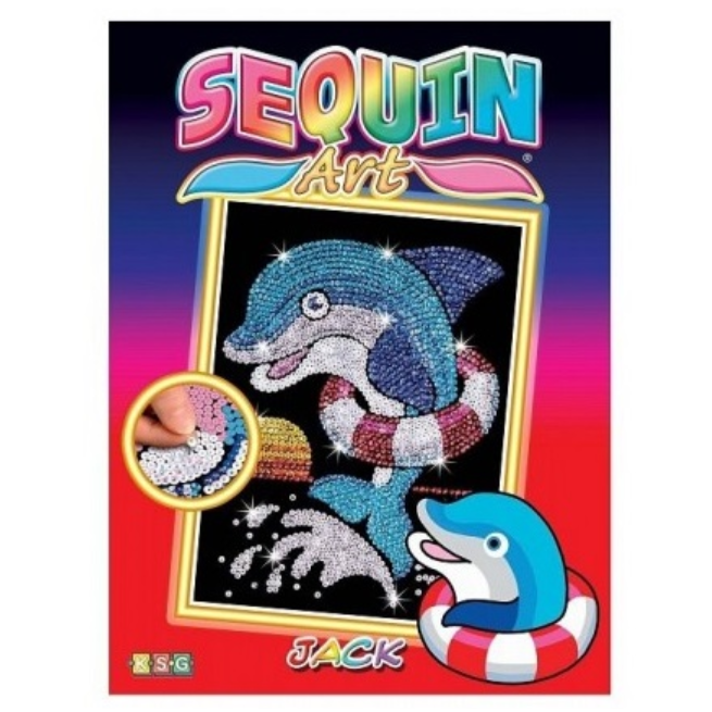Набор для творчества Sequin Art Red Дельфин Джек (SA1304) - фото 1