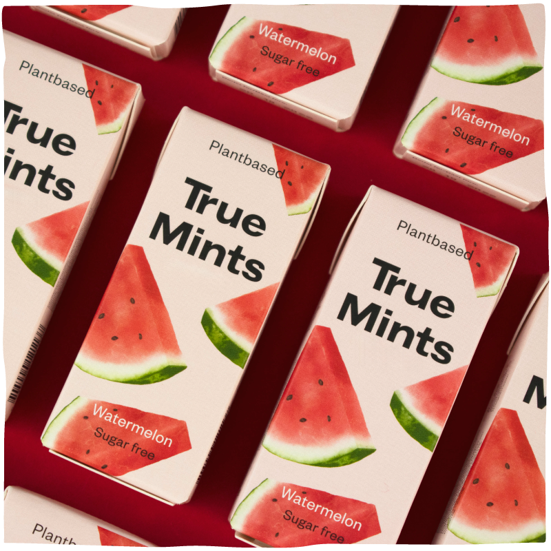 Цукерки True Mints м'ятні зі смаком кавуна 13 г - фото 2