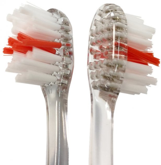 Зубная щетка Elmex Защита от кариеса, средняя, оранжевый - фото 4