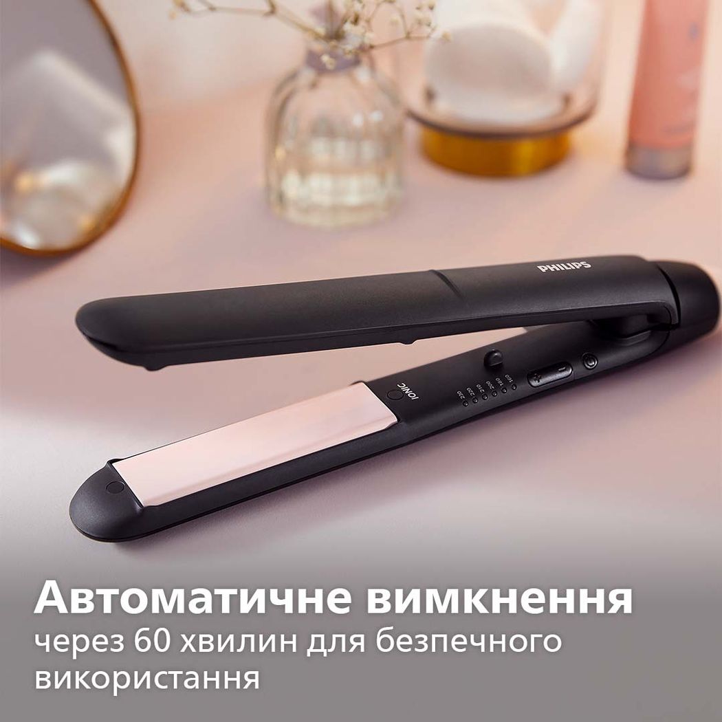 Випрямляч для волосся Philips StraightCare Essential чорний (BHS378/00) - фото 11