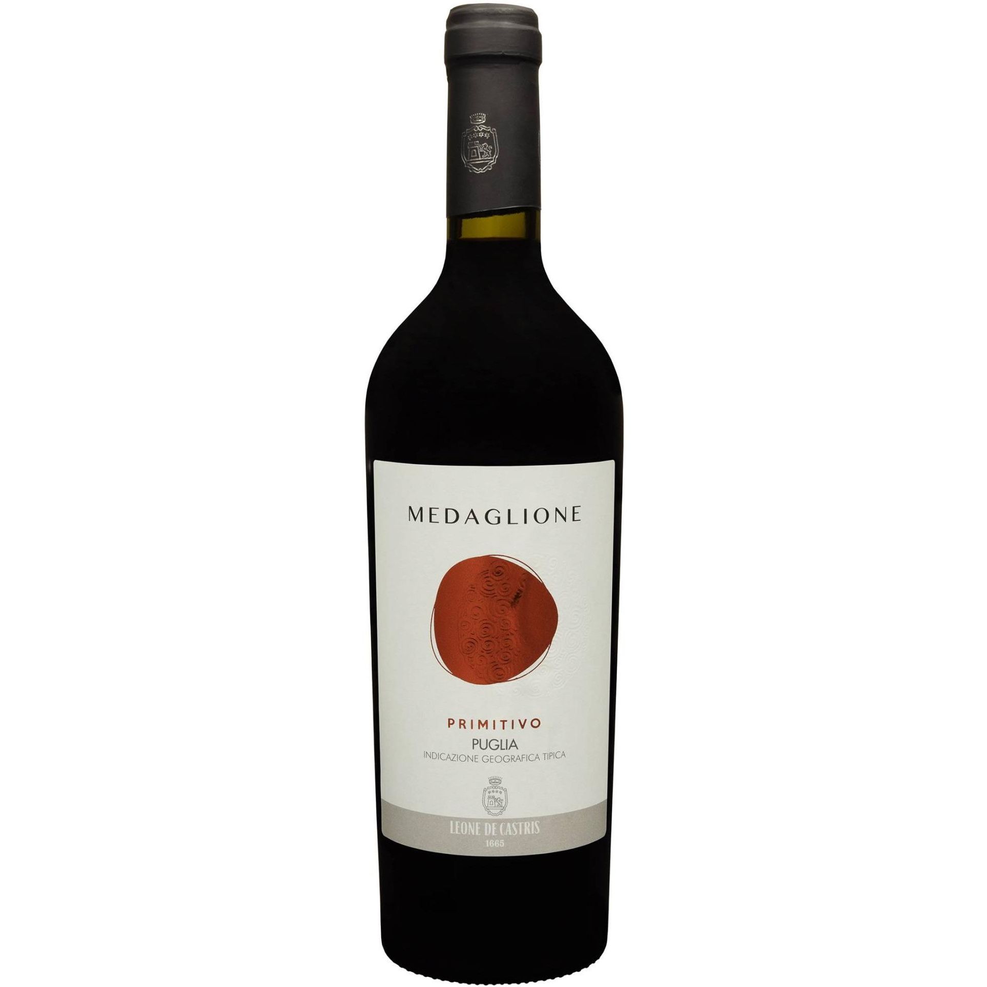 Вино Medaglione Primitivo Puglia красное сухое 0.75 л - фото 1