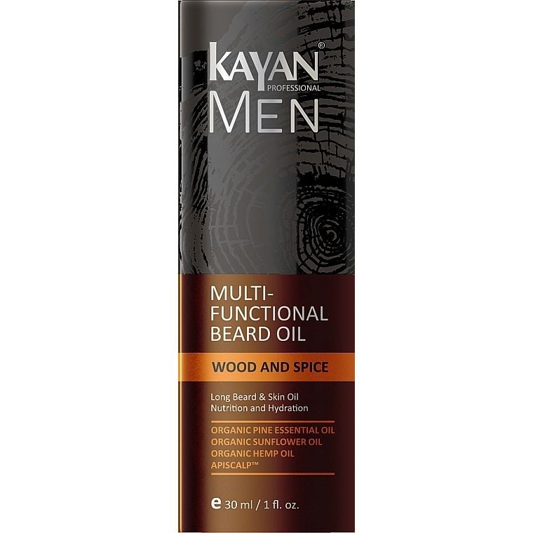 Олія для бороди мультифункціональна Kayan Professional Men Multifunctional Beard Oil 30 мл - фото 2