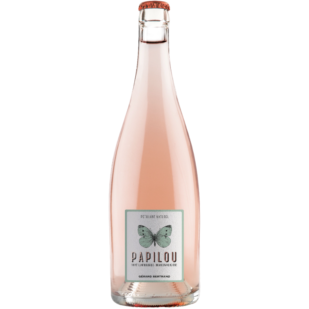 Полуигристое вино Gerard Bertrand Papilou Biologique Rosè, розовое, сухое, 0,75 л - фото 1