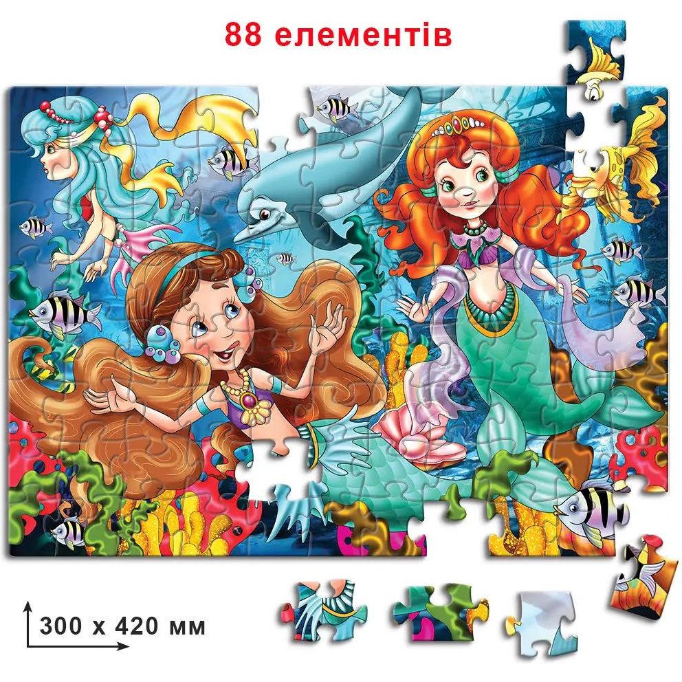 Пазл Київська фабрика іграшок Русалонька 88 елементів - фото 3