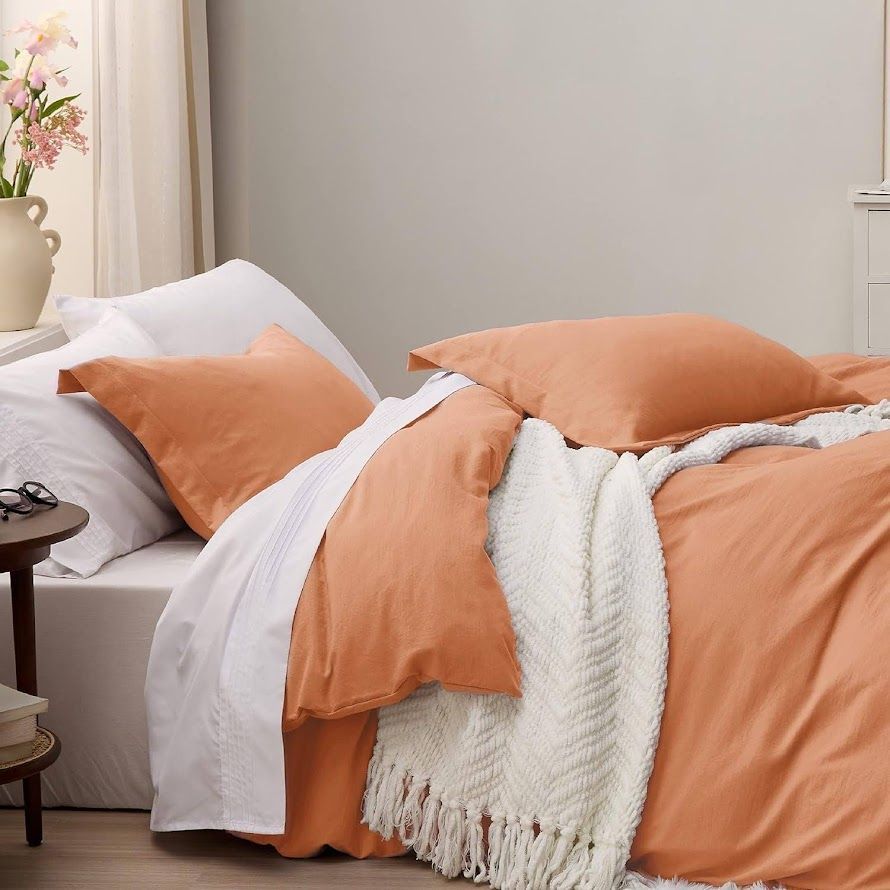 Комплект постельного белья Domikus 175х210 см оранжевый (4829900028336) - фото 1