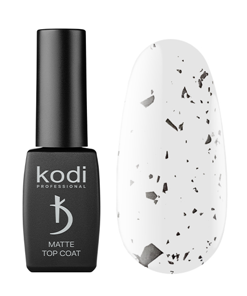 Матове верхнє покриття для гель-лаку Kodi Professional Matte Top Coat Art 01 без липкого шару 8 мл - фото 2