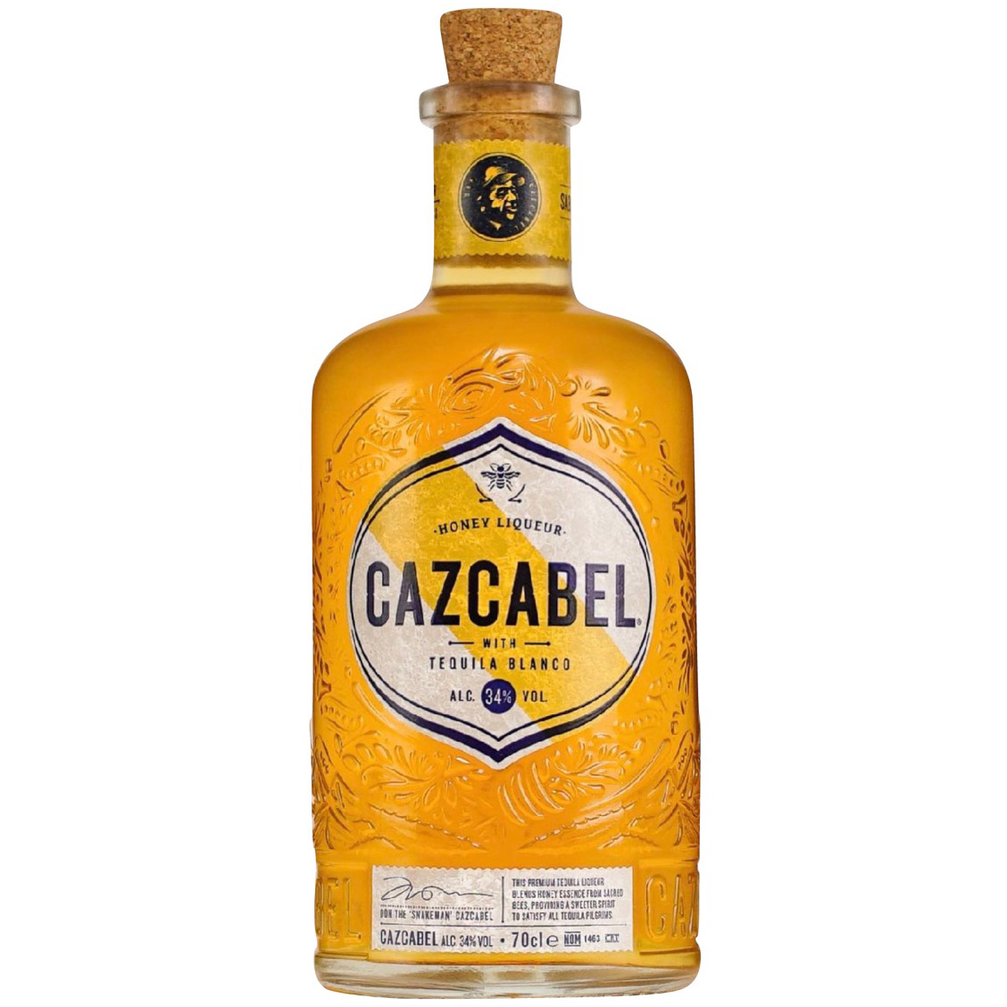 Лікер Cazcabel Honey Liqueur with Tequila Blanco 34% 0.7 л - фото 1