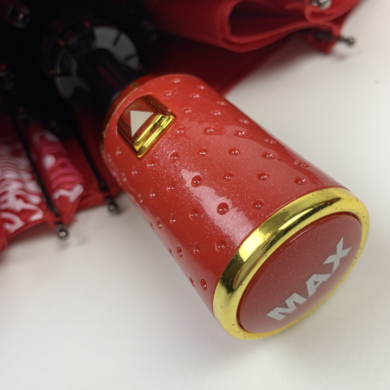 Женский складной зонтик полуавтомат Max 102 см красный - фото 4