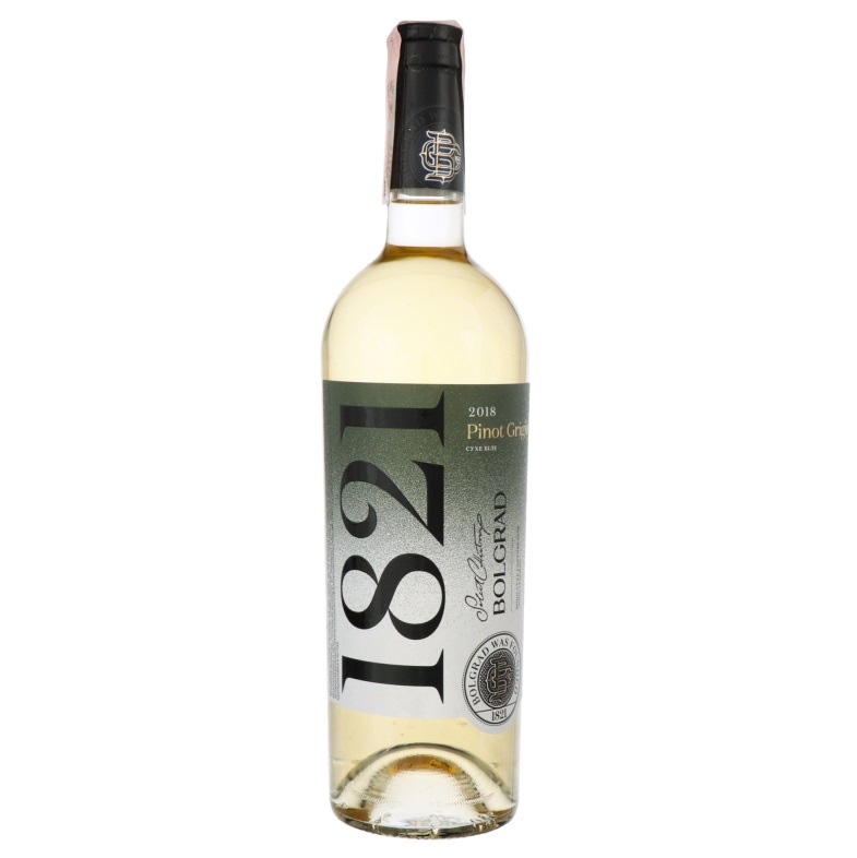 Вино Bolgrad Pinot Grigio Select, біле, сухе, 12,5-13,5%, 0,75 л (807112) - фото 1