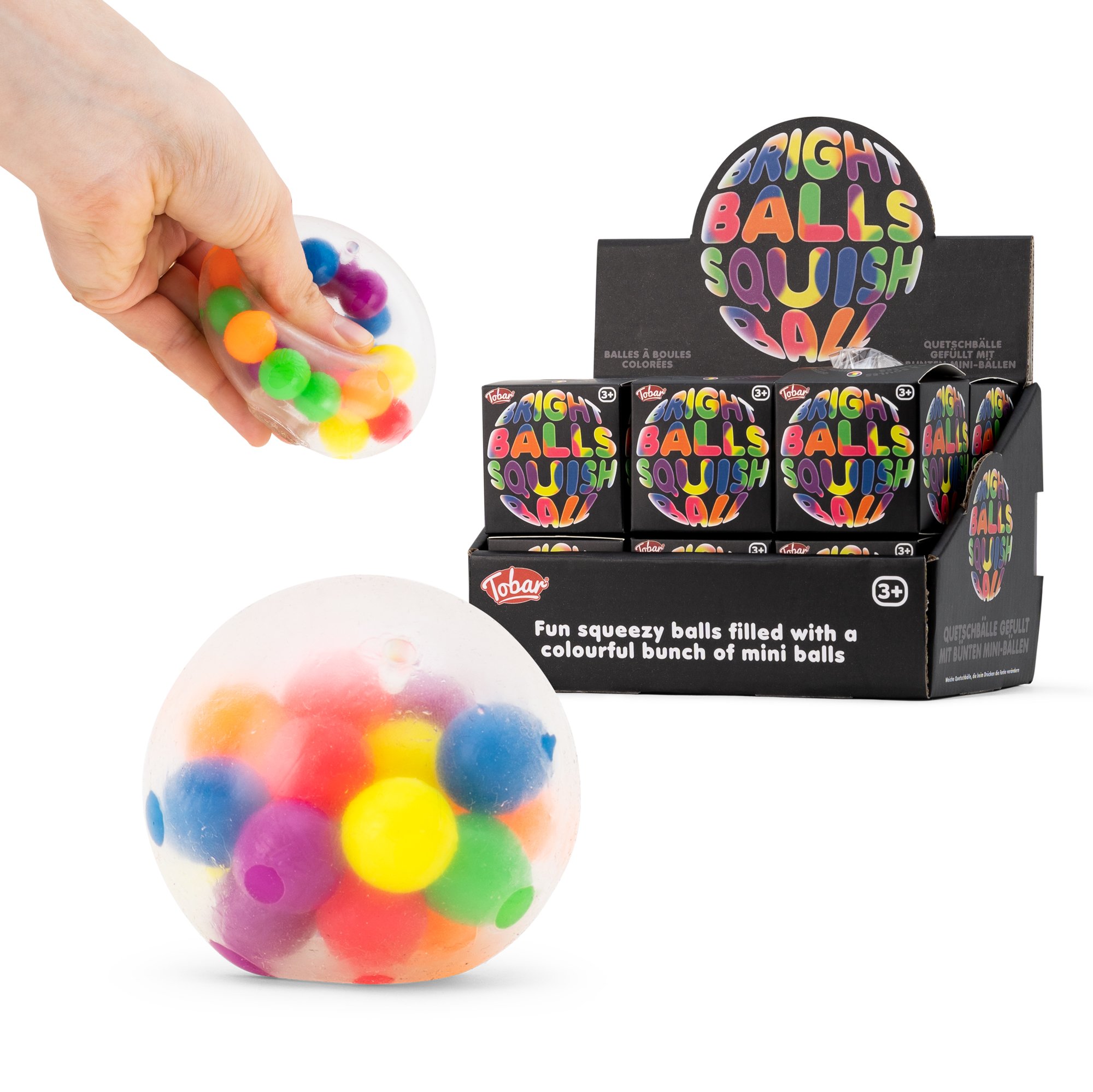 Скранчемс Tobar м'ячик-антистрес, яскраві кульки (38449) - фото 3