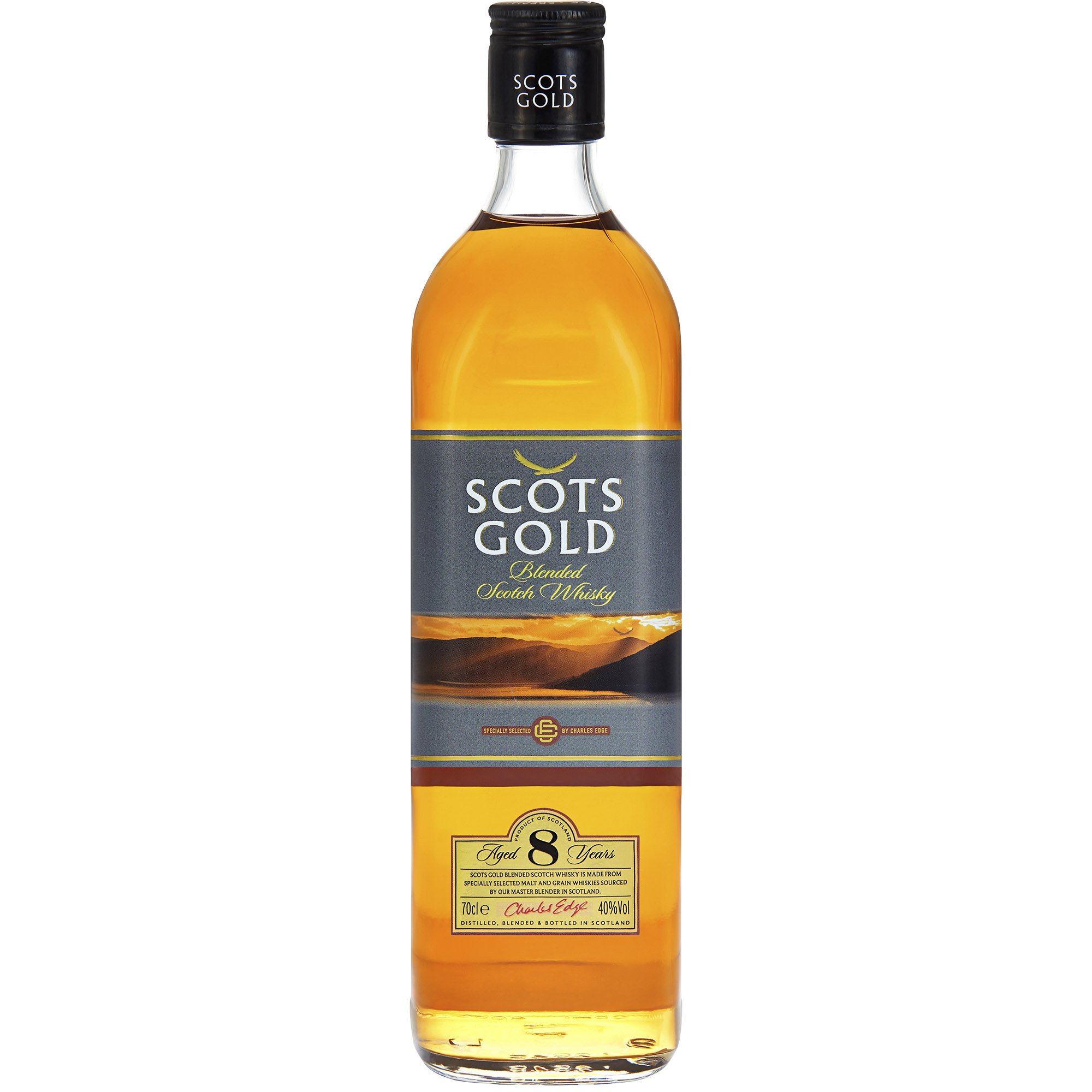 Виски Scots Gold 8 yo Blended Scotch Whisky 40% 0.7 л - фото 1