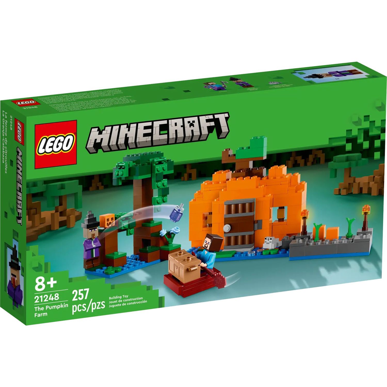 Конструктор LEGO Minecraft Тыквенная ферма , 257 деталей (21248) - фото 2
