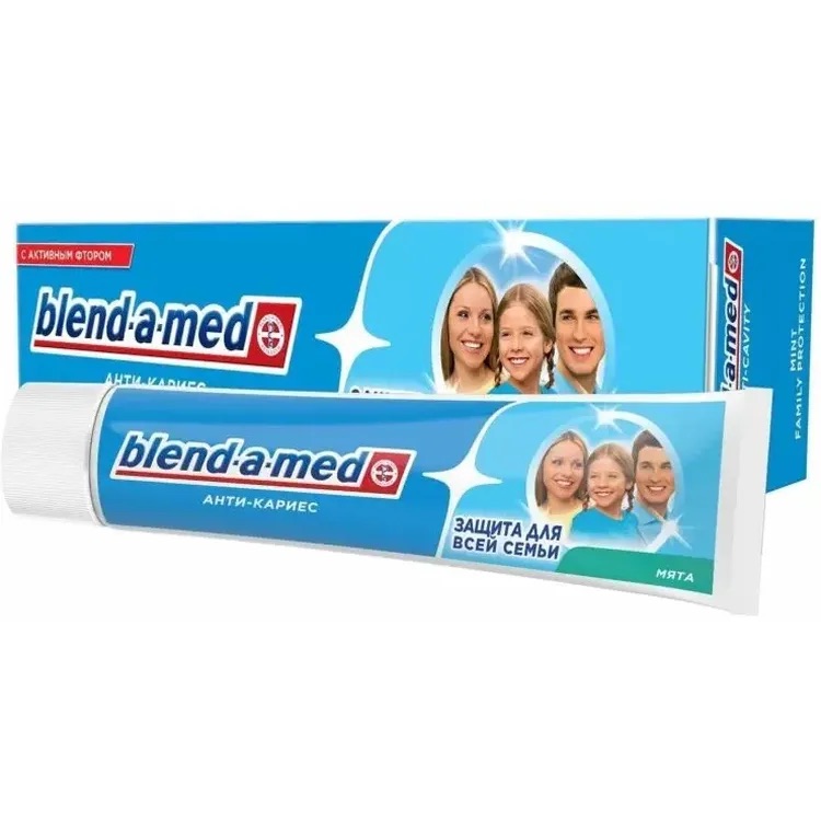 Зубная паста Blend-a-med Анти-кариес Мята 100 мл - фото 1
