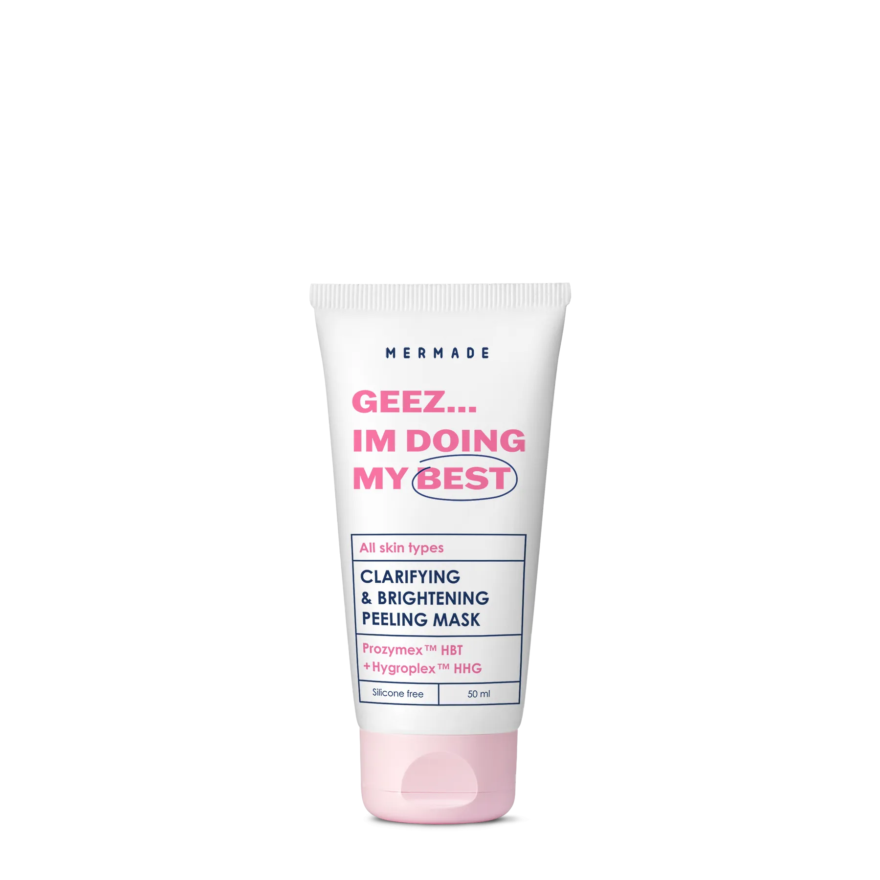 Подарочный набор Mermade Try Kit Face Care: гель для умывания лица Wait Clean Up Step Up 50 мл + энзимная маска для очищения кожи лица Geez…Im Doing My Best 50 мл + увлажняющий крем для лица No Boring Days 50 мл + косметичка - фото 7