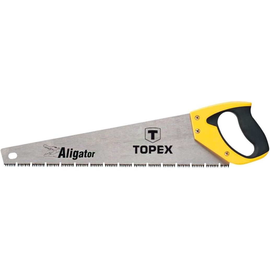 Ножівка по дереву Topex Aligator 7TPI 450 мм (10A446) - фото 1