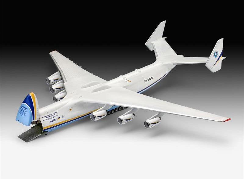 Збірна модель Revell Вантажний літак Antonov АН-225 Мрія, рівень 5, масштаб 1:144, 203 деталі (RVL-04958) - фото 6