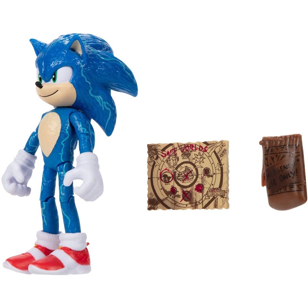 Игровая фигурка Sonic the Hedgehog 2 W2 Соник, с артикуляцией, 10 см (41495i) - фото 3