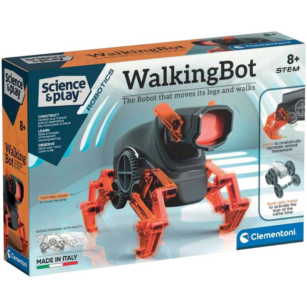 Робот-конструктор Clementoni Science & Play WalkingBot 40 деталей (75039) - фото 2
