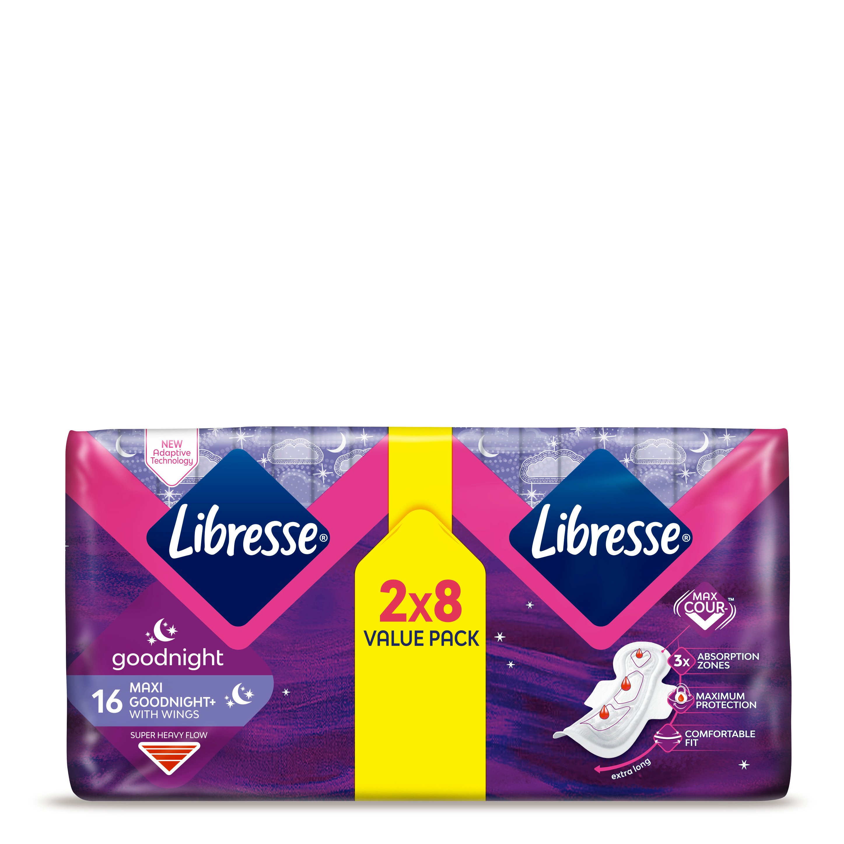 Гігієнічні прокладки Libresse Goodnight Maxi, 16 шт. (9592) - фото 2