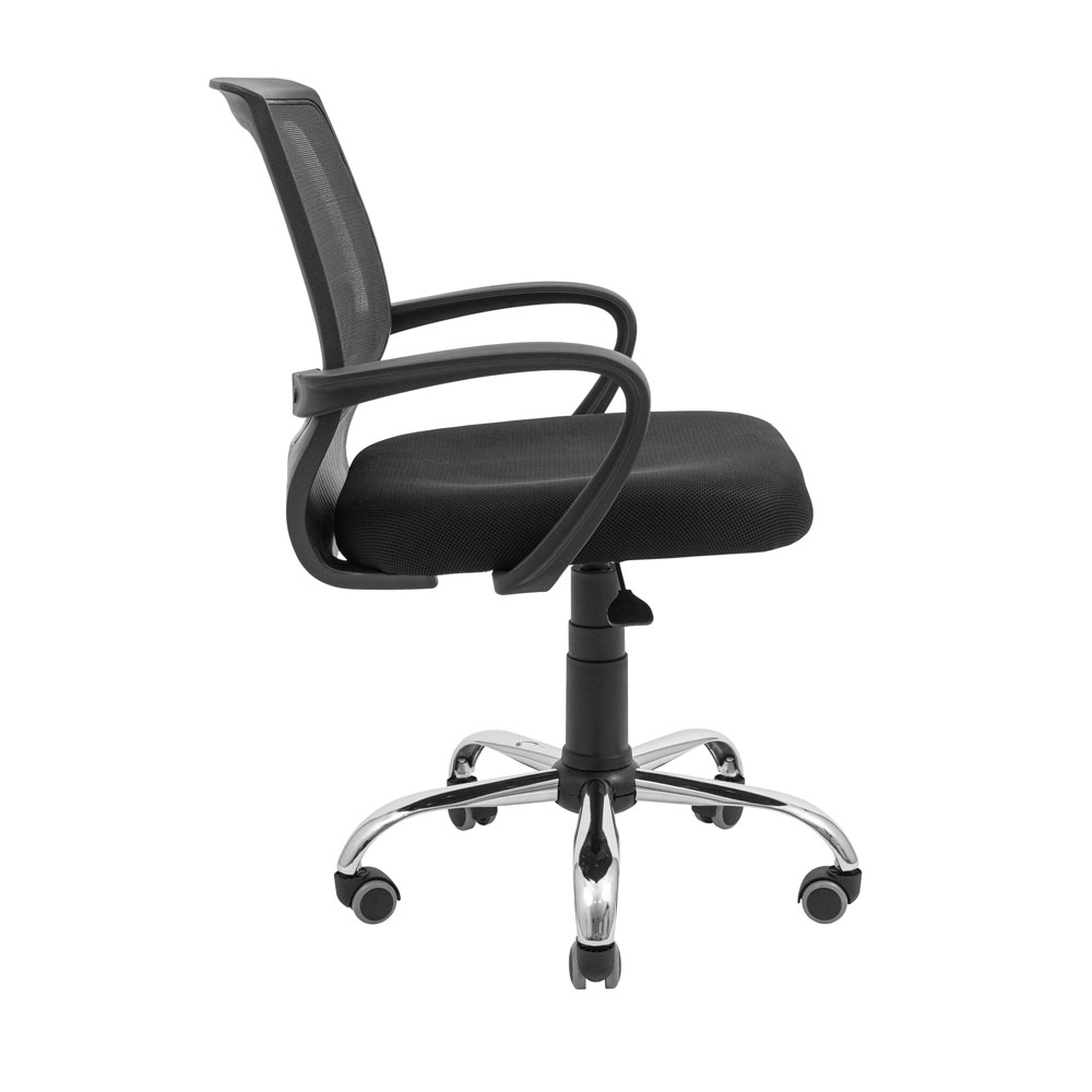 Кресло компьютерное Richman Стар Хром Пиастра сетка черный + серый (RCM-1105) - фото 3