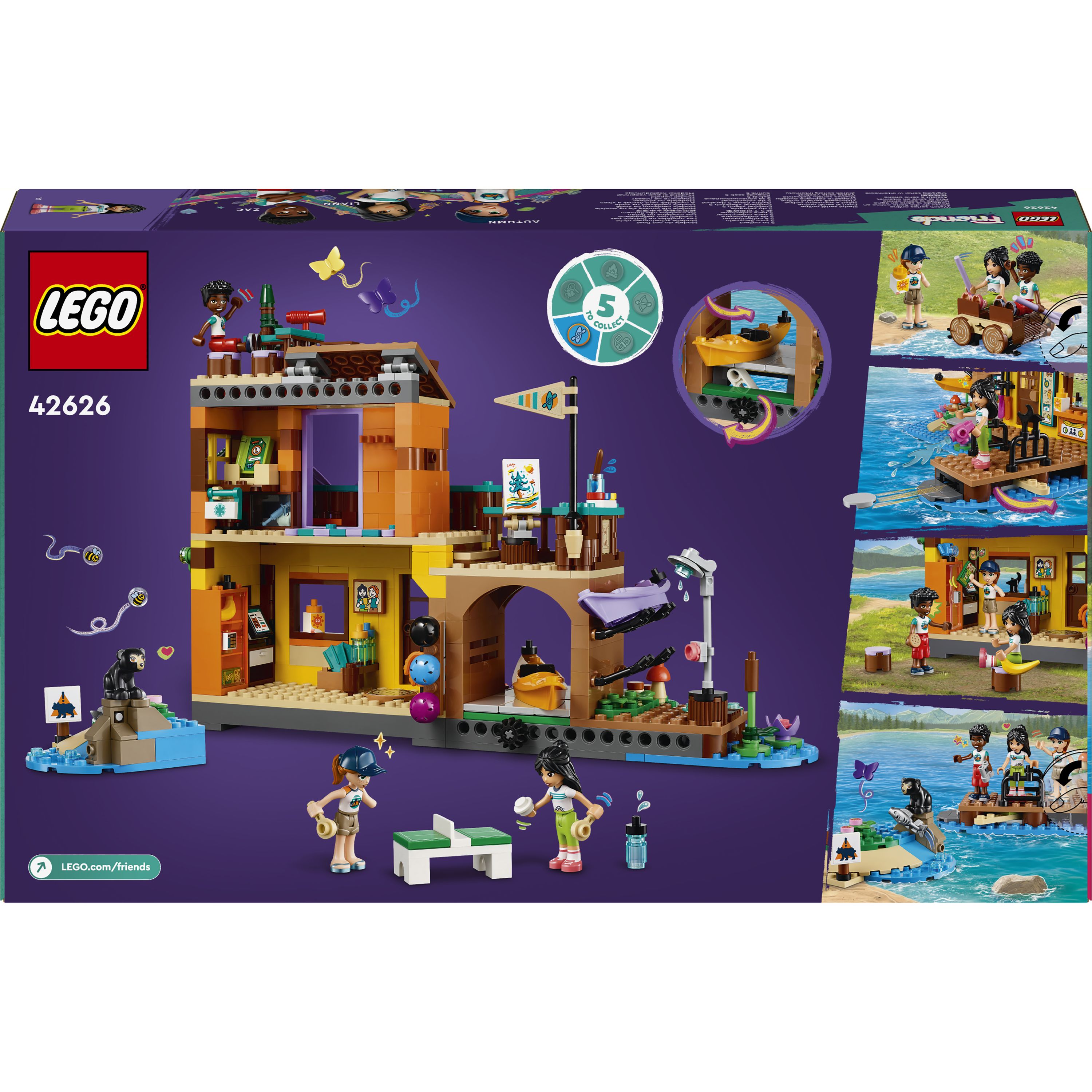 Конструктор LEGO Friends Водні види спорту в таборі пригод 628 деталей (42626) - фото 2